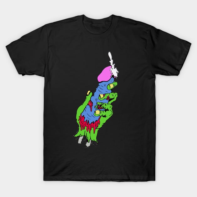 Severed Zombie Wiener T-Shirt by BigCandy540